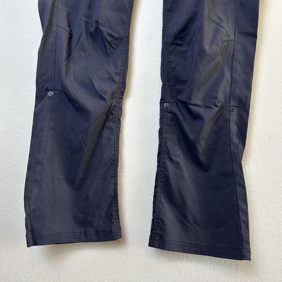 Prana Pants Womens 6 Gray Halle Nylon Outdoor Hiking Stretch Roll Up Gorpcore - Picture 4 of 15
